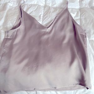 Silk tank top
